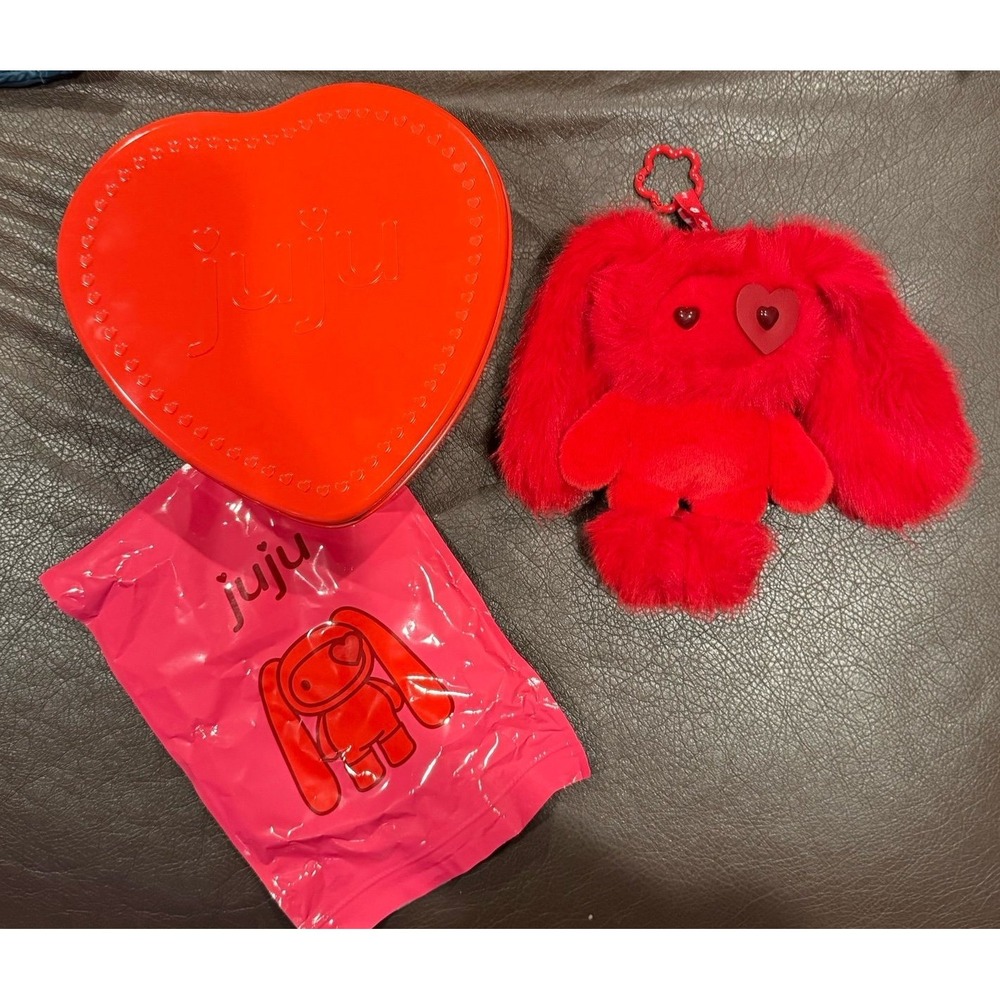 CJ Hendry Juju Valentine's Day Edition Punch Red Plush Keychain * NIB *